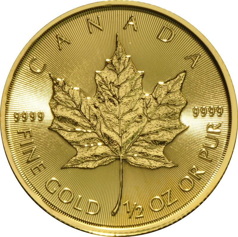 2018 Half Ounce Gold Maple