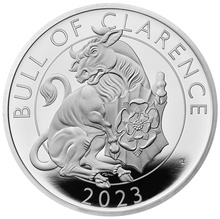 2023 Toro di Clarence - Moneta d'Argento 1oz Proof Confezionata - Serie Tudor Beasts