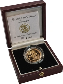 1995 Proof Sterlina d'Oro - Cofanetto