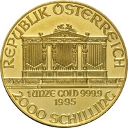 1995 Philharmonic Austriaca d'Oro 1oz
