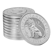 2026 Moneta d'Argento British Lion 1oz