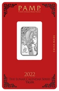 PAMP 10 Grammi 2022 Anno della Tigre Lingotto d'Argento