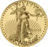 2018 Eagle Americana d'Oro 1/4oz