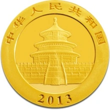 2013 Panda Cinese d'Oro 1oz