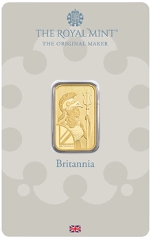 Lingotto d'oro da 5 g Britannia Minted