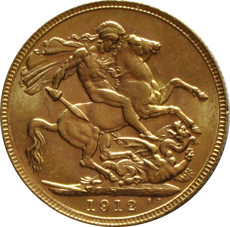 1912 Sterlina d'Oro Giorgio V - Perth