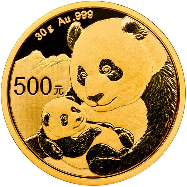 Panda Cinese 30g d'Oro - 2019
