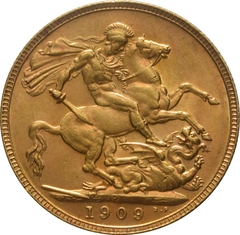 1909 Sterlina - Edoardo VII - P