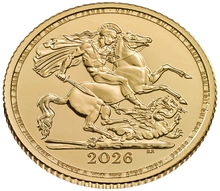 2026 Mezza Sterlina d'Oro