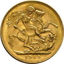 1905 Sterlina - Edoardo VII - S