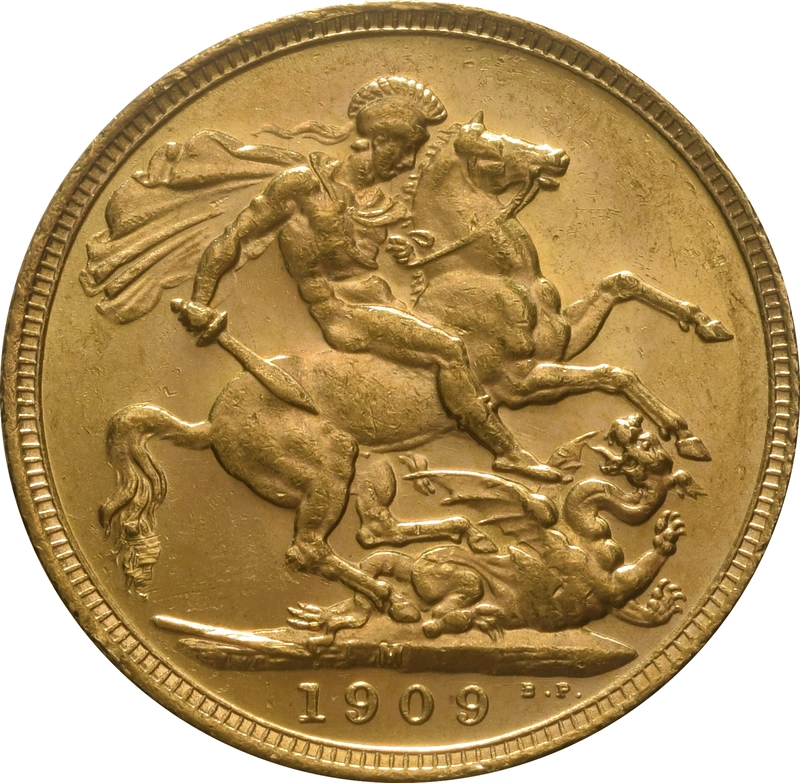 1909 Sterlina - Edoardo VII - M