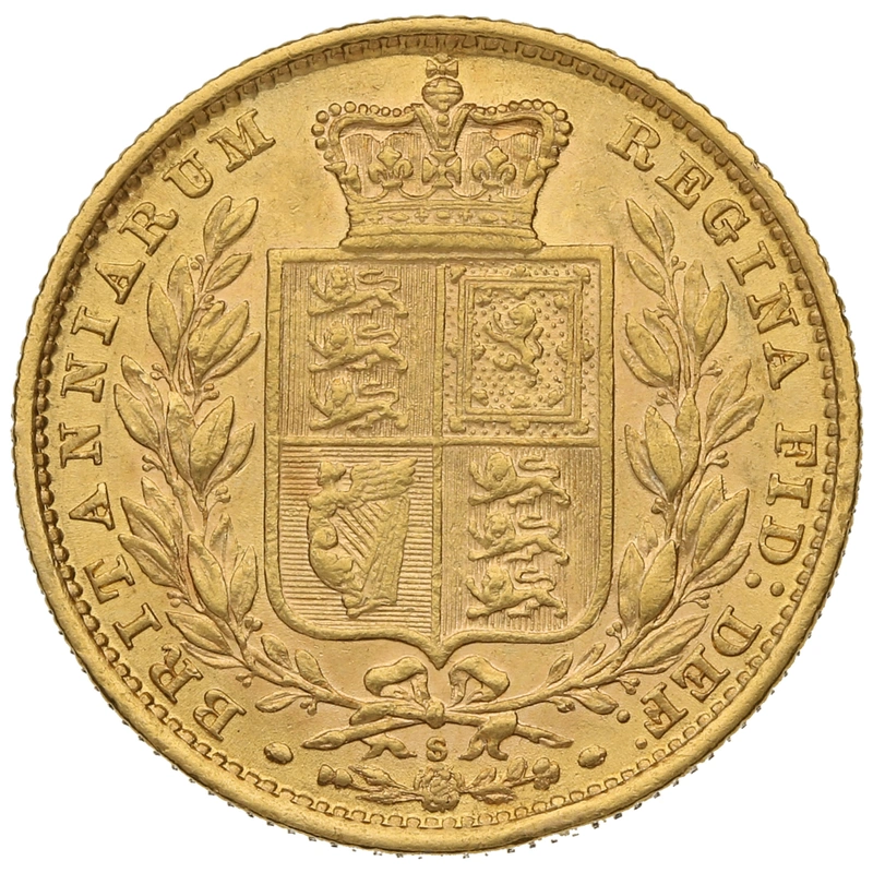 1885 Sterlina - Vittoria Giovane - Stemma Coronato - S