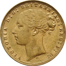1877 Sterlina - Vittoria Giovane - M