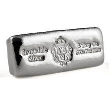 Scottsdale 5oz Lingotto d'Argento Colato