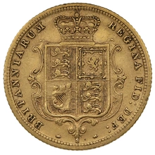 1883 Mezza Sterlina - Vittoria Giovane - Stemma Coronato - S