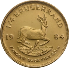 1984 Krugerrand d'Oro 1/4oz