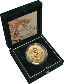 2000 - Proof 5 Pound d'Oro - Mai Circolato