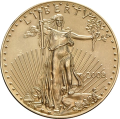 2008 Eagle Americana d'Oro 1oz