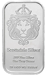 Scottsdale 1oz 'The One' Lingotto d'Argento