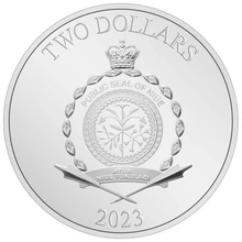2023 Marvel Auguri di Buone Feste - Moneta d'Argento da 1 Oz confezionata