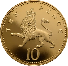 10 Penny d'Oro
