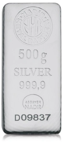 Lingotto d'Argento Nadir 500 grammi