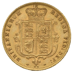 1878 Mezza Sterlina - Vittoria Giovane - Stemma Coronato - Londra