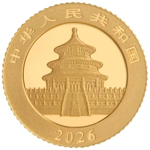 2026 Panda Cinese d'Oro 1g