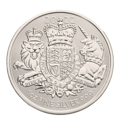 2022 Royal Arms Moneta d'argento 1oz