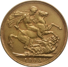 1904 Sterlina - Edoardo VII - P