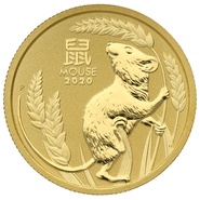 Anno del Topo d'Oro 2020 1/4oz - Perth Mint