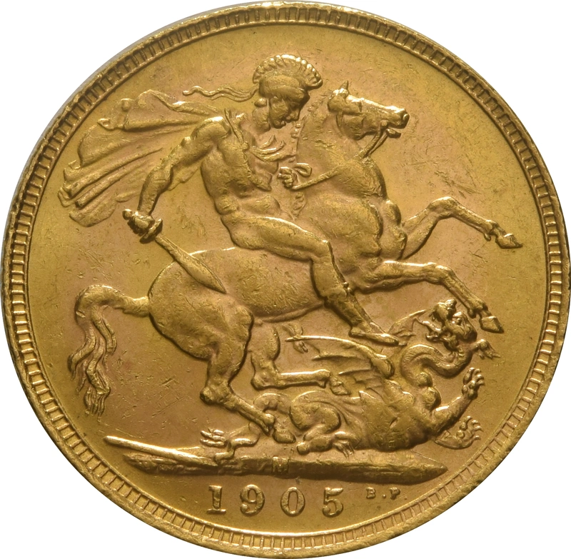 1905 Sterlina - Edoardo VII - M