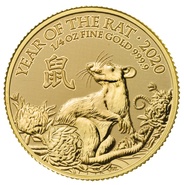 Anno del Ratto 2020 d'Oro 1/4oz - Royal Mint