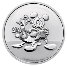 Moneta d'Argento 1oz 2023 con Topolino & Paperino