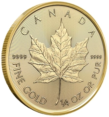 2026 Moneta d'Oro Maple Canadese 1/4 oz