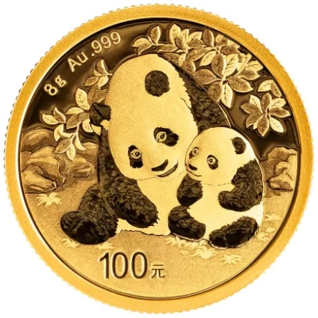 2024 Panda Cinese d'Oro 8g