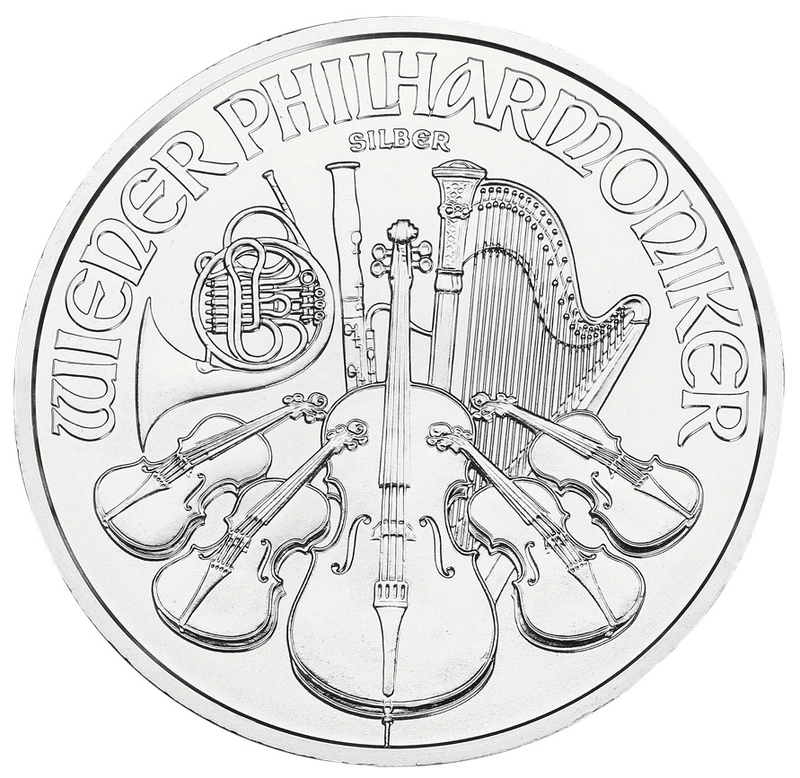 2021 1oz Austrian Philharmonic Silver Coin