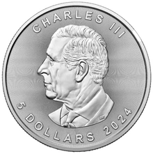 2024 Maple Canadese d'argento 1oz