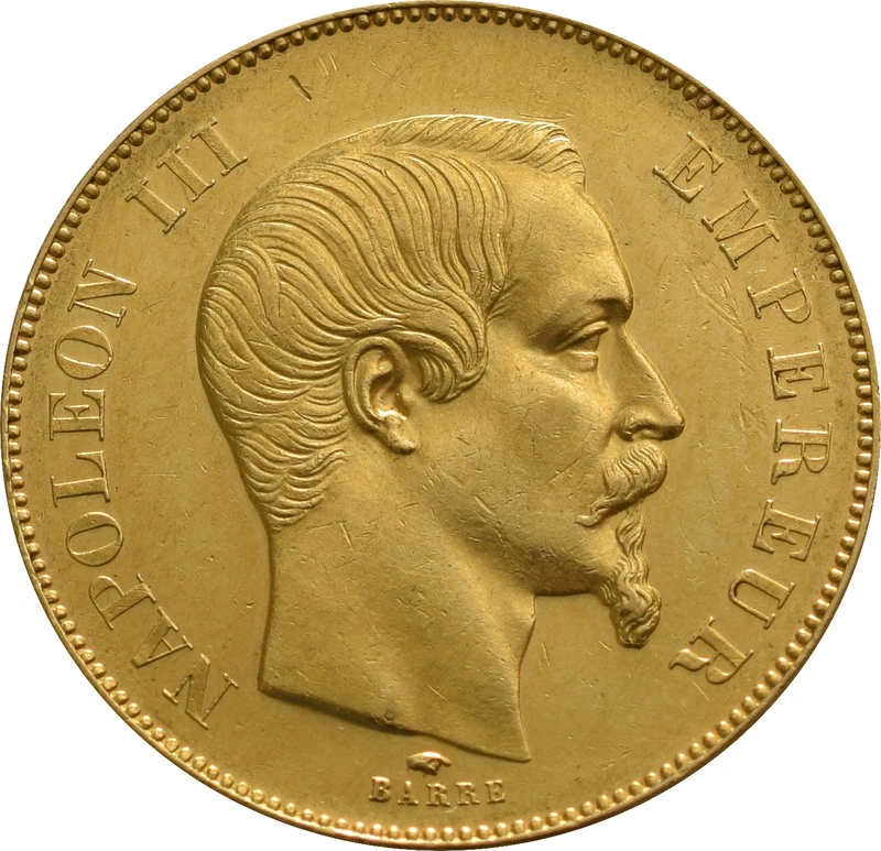 50 Franchi Francesi - Napoleone III - Testa Nuda