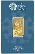 NUOVO Lingotto d'Oro 20 Grammi Britannia