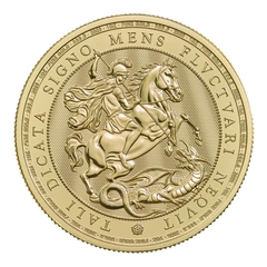 2026 Moneta d'Oro San Giorgio e il Drago da 1 oz