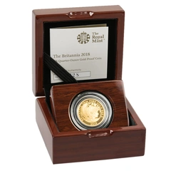 2018 1/4 Britannia d'Oro Proof Confezionata