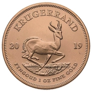 2019 1oz Krugerrand d'Oro