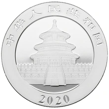 Panda Cinese 30g d'Argento 2020