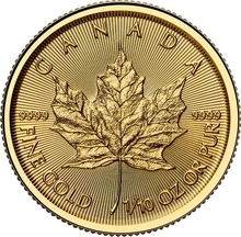 2026 Moneta d'Oro Maple Canadese 1/10 oz