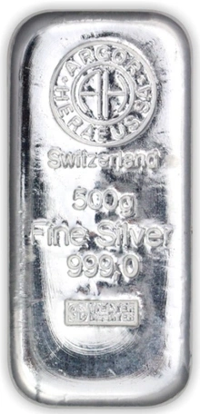 Argor-Heraeus Lingotto d'Argento 500g