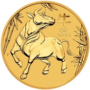 Anno del Bue d'Oro 2021 1oz - Perth Mint
