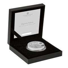 2022 25° Anniversario di Harry Potter - Hogwarts Express - Moneta d'Argento Proof 2oz Confezionata