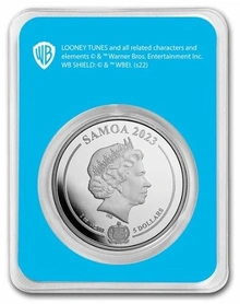 2023 Moneta d'Argento Samoana da 1oz con Titti