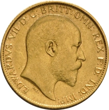 1906 Mezza Sterlina - Edoardo VII - M